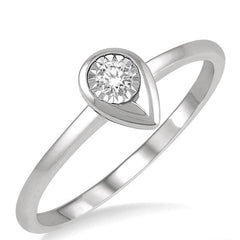 Parkplace Jewelers Stackable Pear Shape Diamond Promise Ring 11439PPTXWG