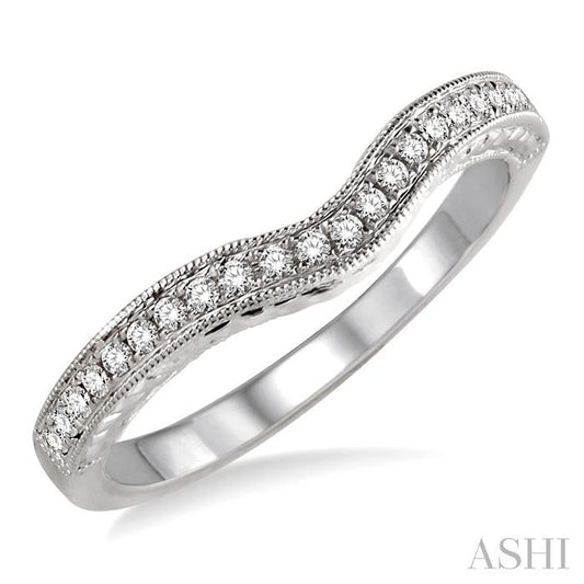 ASHI Diamond Wedding Band 15128PPFVWG-WB