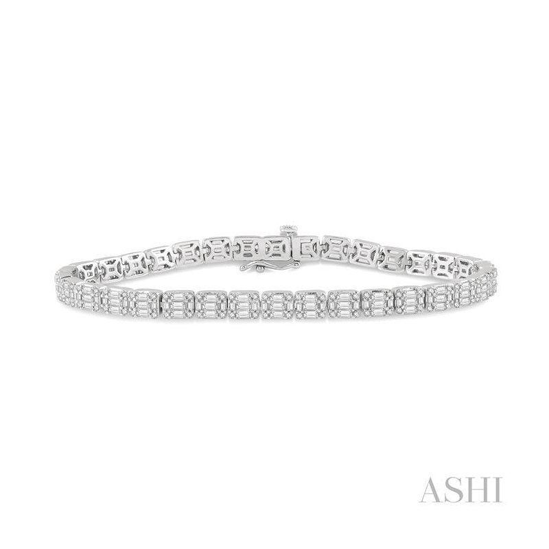 ASHI Fusion Diamond Bracelet 73333PPFHWG-3.25