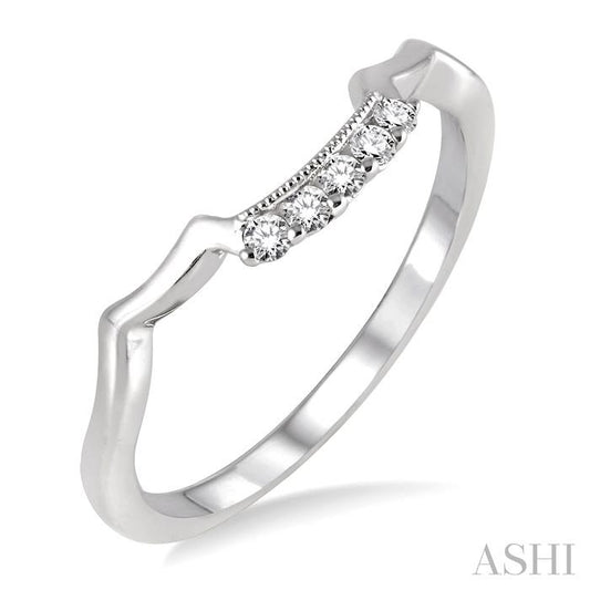 ASHI Diamond Wedding Band 15819PPFHWG-WB