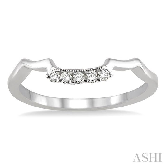 ASHI Diamond Wedding Band 15819PPFHWG-WB