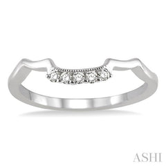 ASHI Diamond Wedding Band 15819PPFHWG-WB