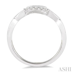 ASHI Diamond Wedding Band 15819PPFHWG-WB