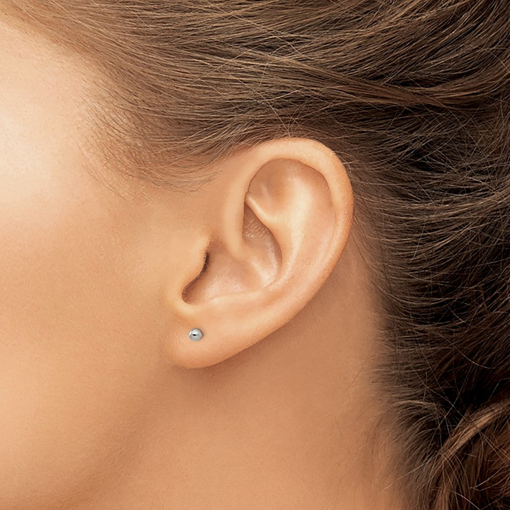 159E Inverness Titanium 3mm Ball Post Earrings