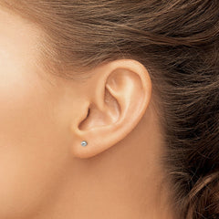 159E Inverness Titanium 3mm Ball Post Earrings