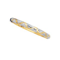 Parkplace Jewelers 10k-gold-6mm-diamond-cut-polished-bracelet-165bg