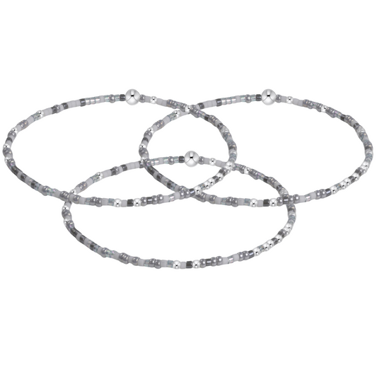 Enewton hope unwritten sterling bracelet - kickin' ash (set of 3) BHOPUNWSSKASO3