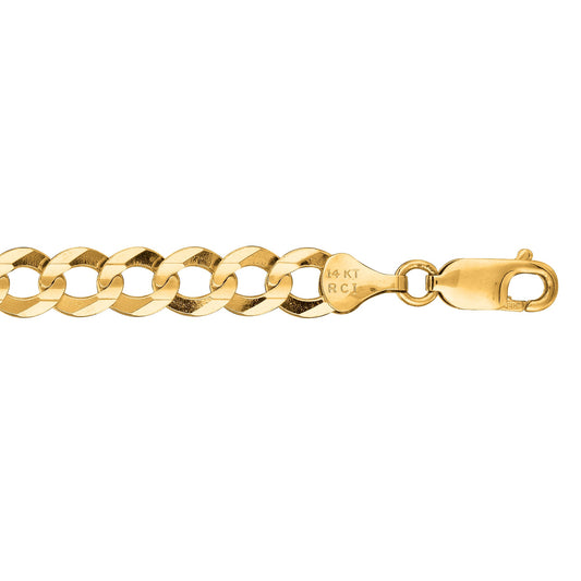 Parkplace Jewelers 10k-gold-comfort-curb-chain-180cc