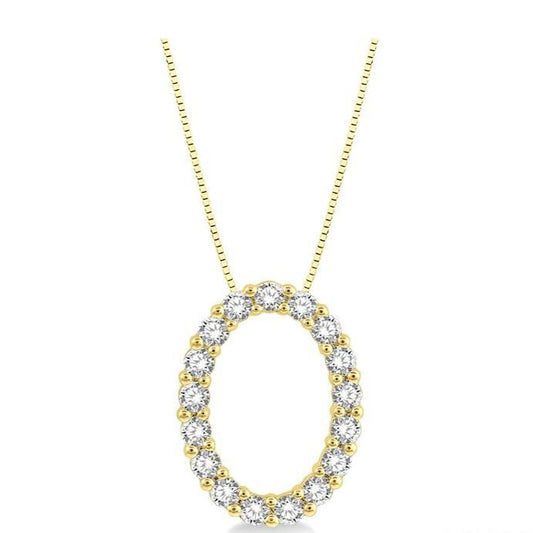 Parkplace Jewelers Oval Shape Diamond Pendant 901H6PPFGPDYG