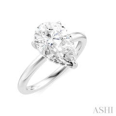 ASHI Pear Shape Semi-Mount Diamond Engagement Ring 190A8PPFHWG-SM-PR2