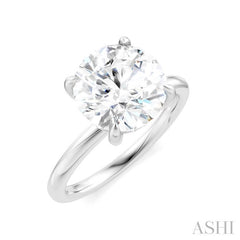 ASHI Round Shape Semi-Mount Diamond Engagement Ring 190A9PPFHWG-SM-RD3