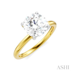ASHI Round Shape Semi-Mount Diamond Engagement Ring 190A9PPFHYW-SM-RD2