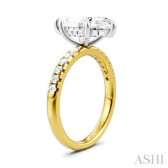 ASHI Marquise Shape Semi-Mount Diamond Engagement Ring 191A5PPFHYW-SM-MQ2