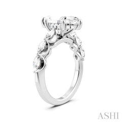 ASHI Marquise Shape Semi-Mount Diamond Engagement Ring 192A2PPFHWG-SM-MQ2