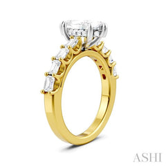 ASHI Marquise Shape Semi-Mount Diamond Engagement Ring 194A2PPFHYW-SM-MQ1