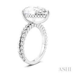 ASHI Pear Shape Semi-Mount Diamond Engagement Ring 194B8PPFHWG-SM-PR4