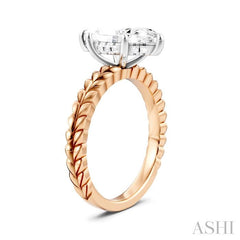 ASHI Marquise Shape Semi-Mount Diamond Engagement Ring 194B9PPFHPW-SM-MQ2