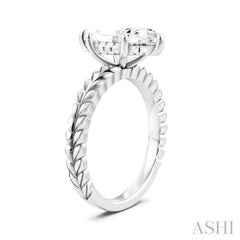 ASHI Marquise Shape Semi-Mount Diamond Engagement Ring 194B9PPFHWG-SM-MQ2