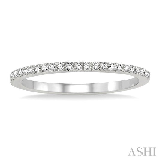 ASHI Diamond Wedding Band 19558PPFHWG-WB