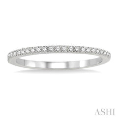 ASHI Diamond Wedding Band 19558PPFHWG-WB