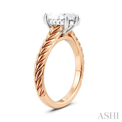 ASHI Marquise Shape Semi-Mount Diamond Engagement Ring 195B9PPFHPW-SM-MQ1