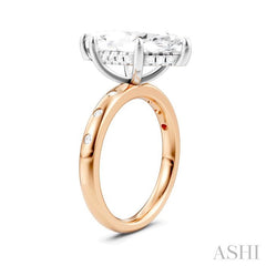 ASHI Marquise Shape Semi-Mount Diamond Engagement Ring 196B7PPFHPW-SM-MQ4