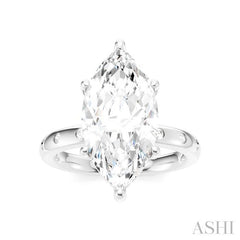ASHI Marquise Shape Semi-Mount Diamond Engagement Ring 196B7PPFHWG-SM-MQ4