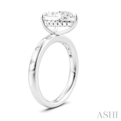 ASHI Pear Shape Semi-Mount Diamond Engagement Ring 196B7PPFHWG-SM-PR2