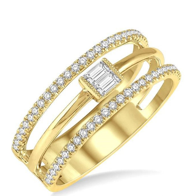 Parkplace Jewelers Baguette Diamond Layered Fashion Ring 370A5PPFHYG