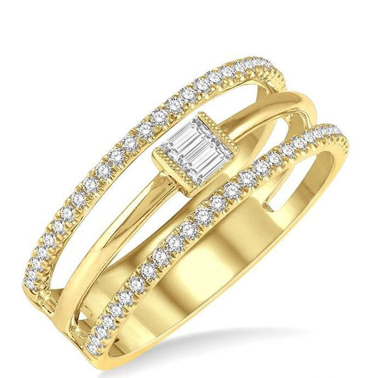 Parkplace Jewelers Baguette Diamond Layered Fashion Ring 370A5PPFHYG