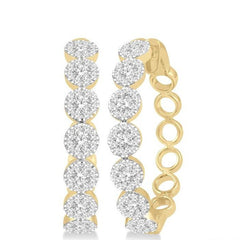 Parkplace Jewelers Lovebright Essential Diamond Hoop Earrings 905A0PPFGERYW-1.50