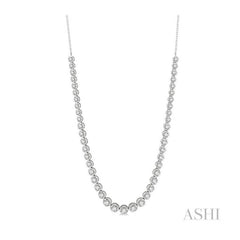 ASHI Illusion Diamond Necklace 99933PPFGNKWG
