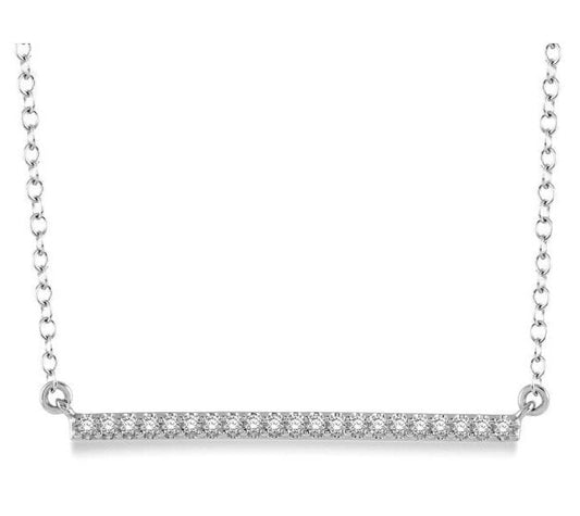 Parkplace Jewelers Bar Diamond Necklace 675T8PPTSPDWG