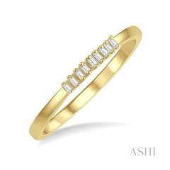 ASHI Stackable Petite Baguette Diamond Fashion Ring 338A8PPTGYG