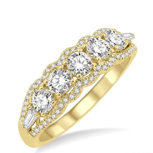 Parkplace Jewelers Round Shape 5 Stone Diamond Fashion Ring 373B1PPFGYG