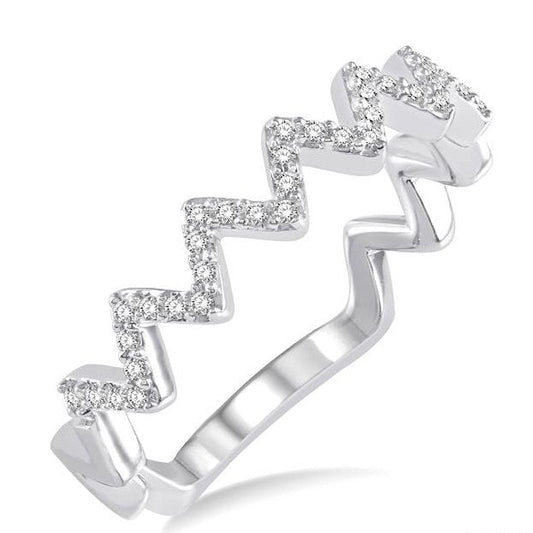 Parkplace Jewelers Zig-Zag Diamond Fashion Ring 401A8PPTSWG