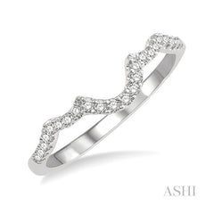 ASHI Diamond Wedding Band 245C8PPFHWG-WB