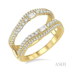 ASHI Baguette Diamond Insert Ring 29482PPFVYG