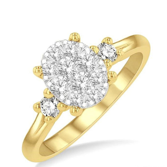 Parkplace Jewelers Oval Shape Lovebright Diamond Engagement Ring 128G3PPFHYW