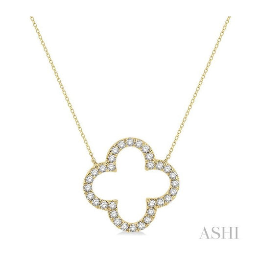 ASHI Clover Diamond Pendant 995J1PPFGNKYG