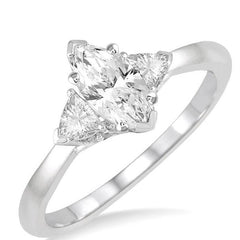 Parkplace Jewelers Marquise Shape Semi-Mount Diamond Engagement Ring 252L6PPFHWG-SM-MQ