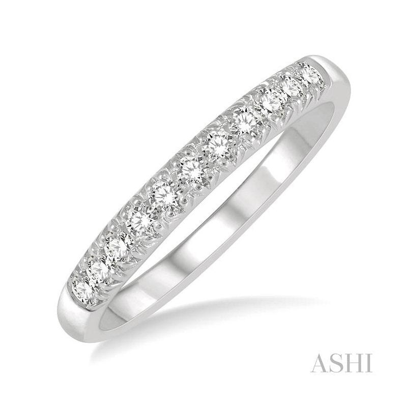 ASHI 11 Stone Diamond Wedding Band 33306PPFGWG