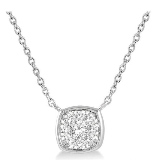 Parkplace Jewelers Cushion Shape Lovebright Essential Diamond Pendant 99800PPFGNKWG
