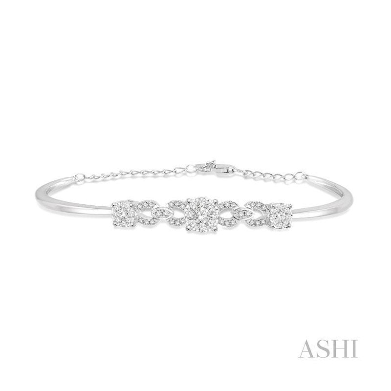 ASHI Lovebright Diamond Chain Bracelet 7289VPPFVWG