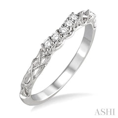 ASHI Diamond Wedding Band 20628PPFHWG-WB