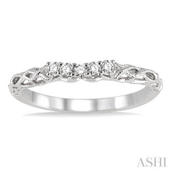 ASHI Diamond Wedding Band 20628PPFHWG-WB