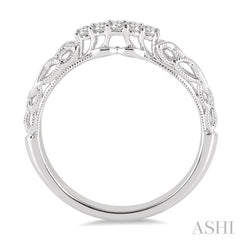 ASHI Diamond Wedding Band 20628PPFHWG-WB