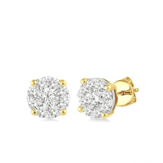 Parkplace Jewelers Round Shape Lovebright Essential Diamond Stud Earrings 91756PPFHERYW