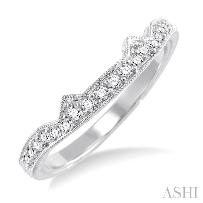 ASHI Diamond Wedding Band 21597PPFVWG-WB
