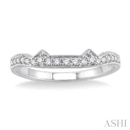 ASHI Diamond Wedding Band 21597PPFVWG-WB